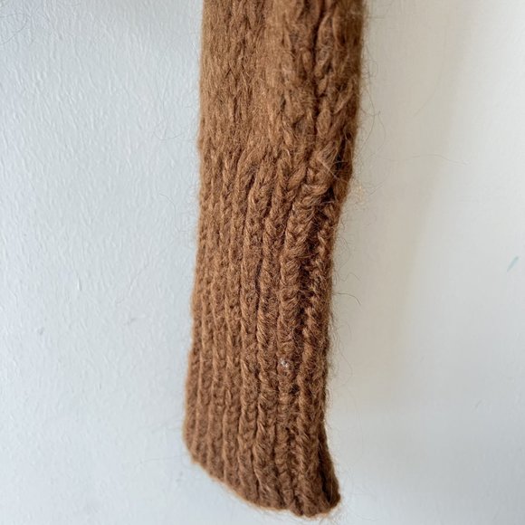 NEW!! Zara Contrasting Embroidery Cream Brown Sweater- Size S - Picture 14 of 16